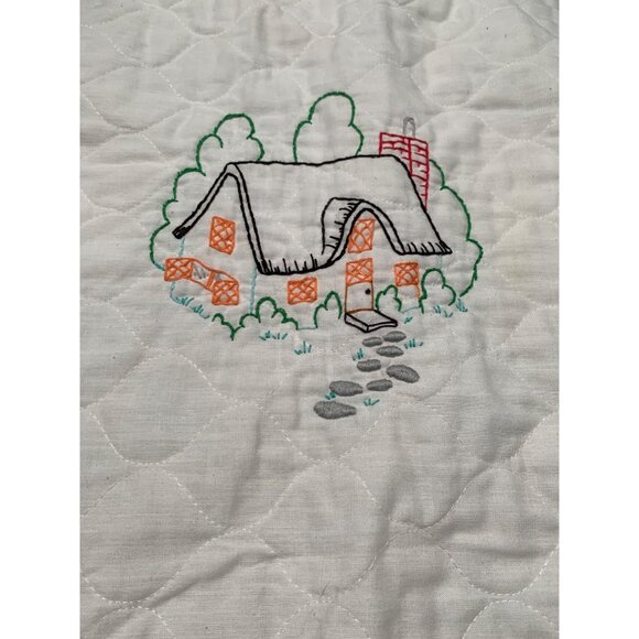 Handmade Once Upon a Time There Were Three Bears Quilted HandStitched Needle Poi - Picture 8 of 13